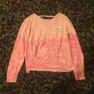 tie dye sweatshirt